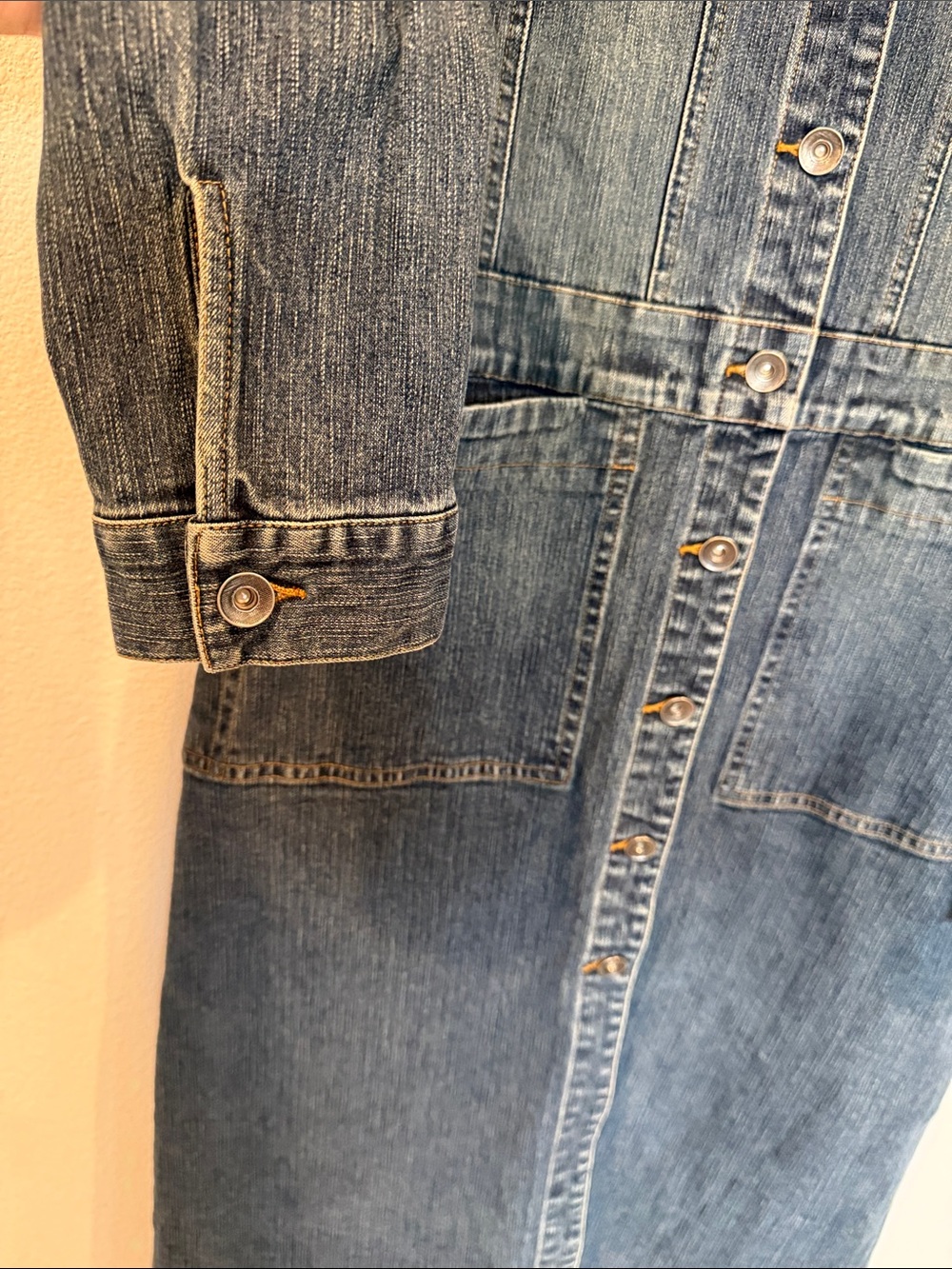 INC Vintage Denim Button-Up Dress - Picture 6 of 6